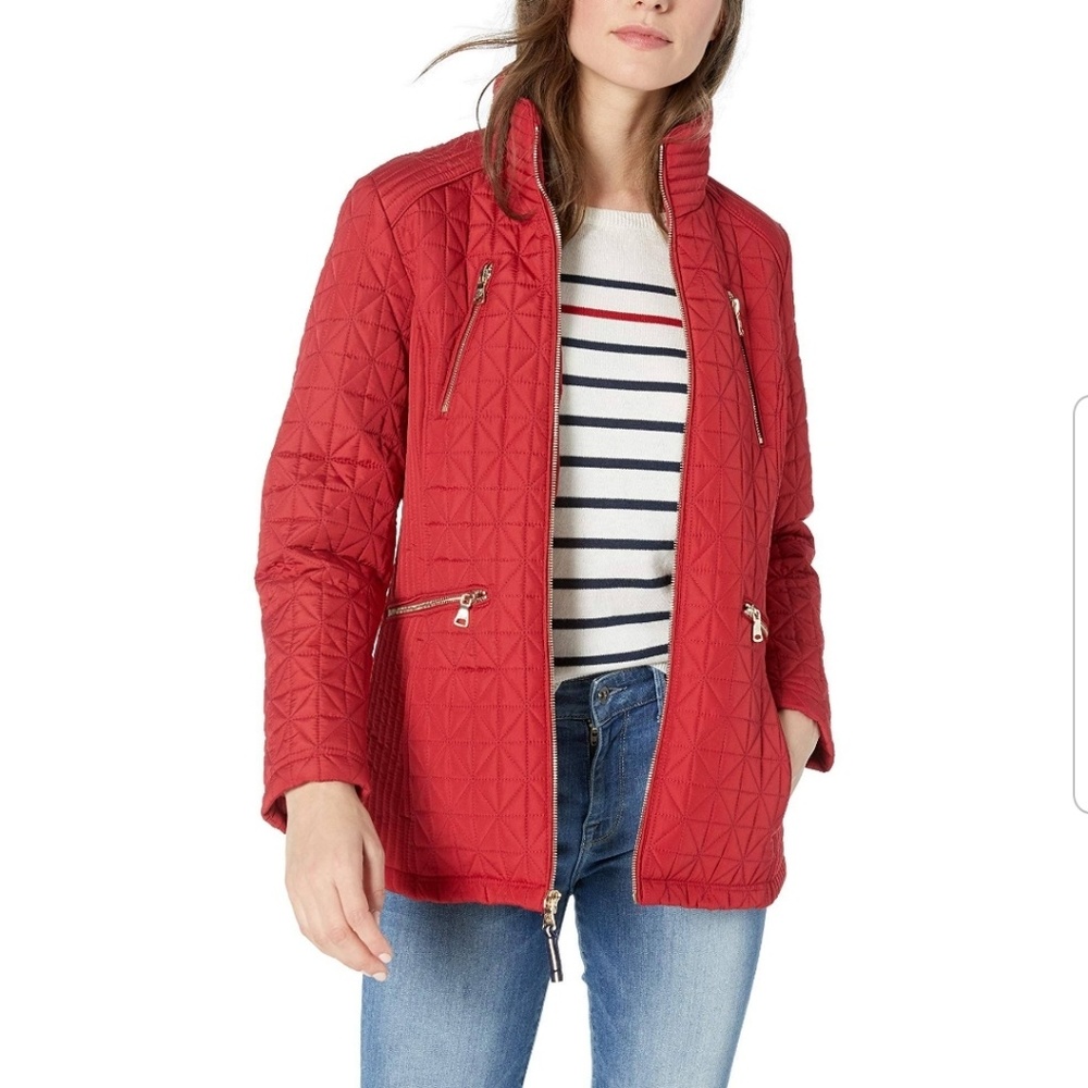 Vince Camuto Diamond Quilt Jacket